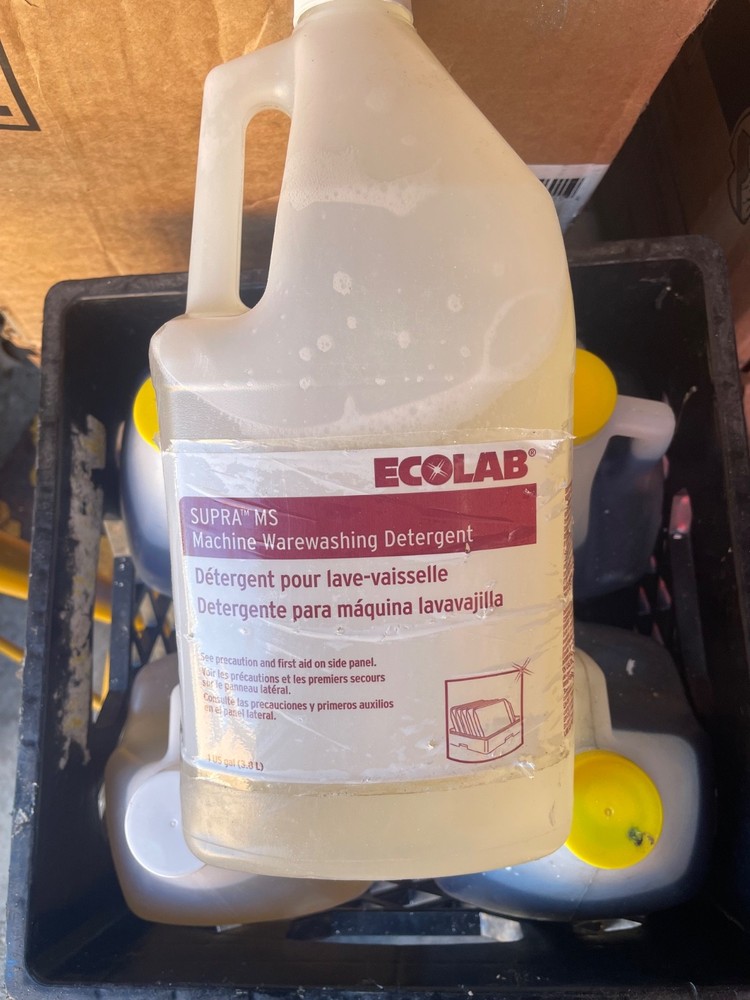 Ecolab Supra MS Machine Warewashing Detergent (1 Gallon)