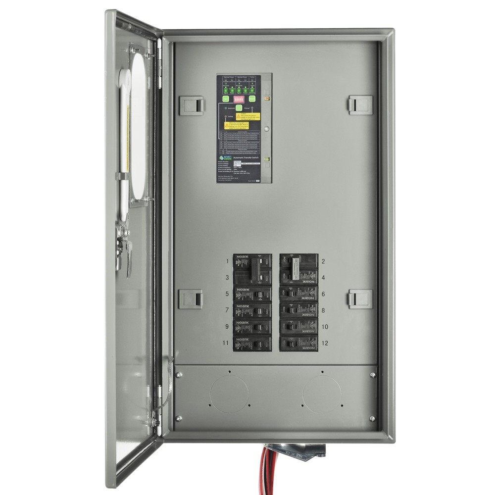 Nature's Generator Pre-Wired 120V/240V 50A 12 Circuits Automatic Transfer Switch