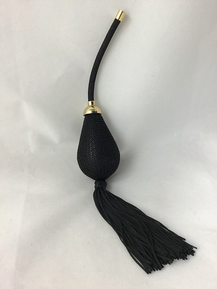 LARGE SIZE ATOMIZER PUMP BALL/BULB & CORD/BLACK/NEW