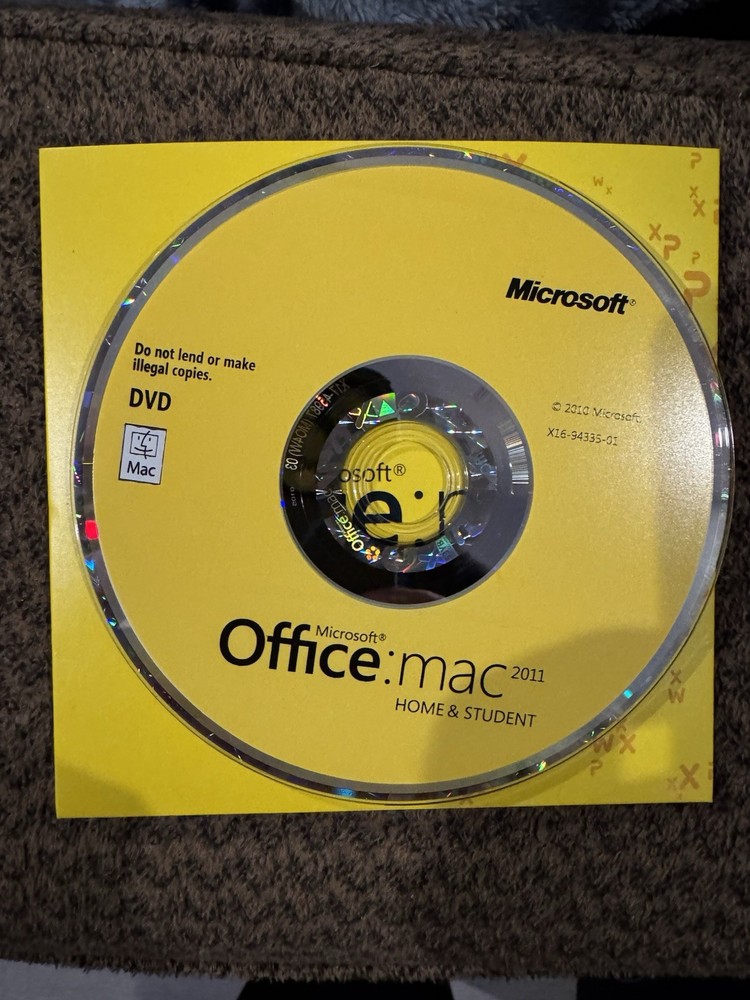 Microsoft Office for Mac Home and Student 2011 w/key