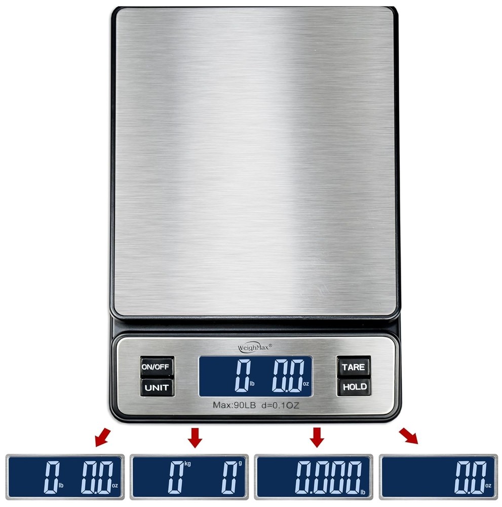 Multi-Unit Digital Postal Scale 90 lb Capacity – Perfect for Home and Office Use
