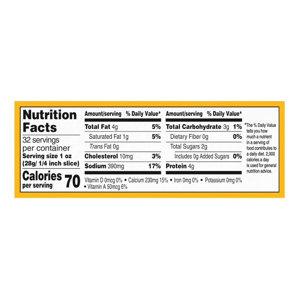 Original Pasteurized Recipe Cheese Product Classic Size 32 oz Block