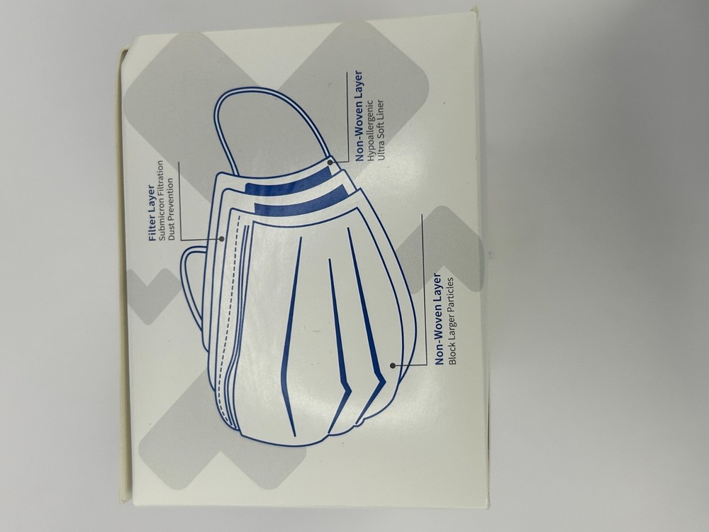 Disposable Protective Mask JCJZ Model TB-01 Three Layer Filter Protection