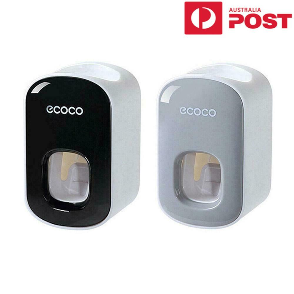 Ecoco Wall mount auto ands Free Toothpaste Dispenser Automatic Toothpaste Squeez