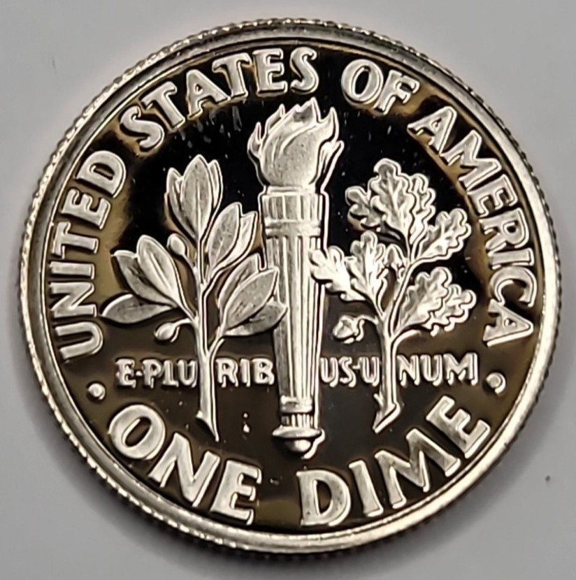 1992 S Gem Proof DCAM Roosevelt Dime CN-Clad