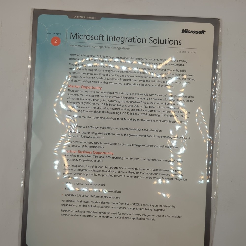 Microsoft Partner Guides 2004-2005 SEALED - CS10