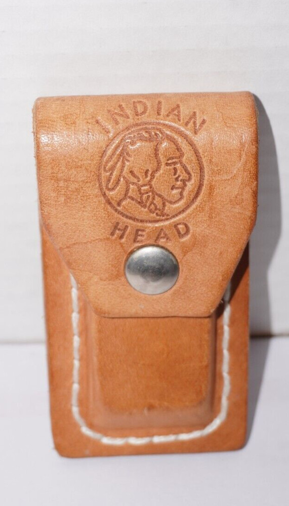 Indian Head Knife or Whetstone Sheath 4"