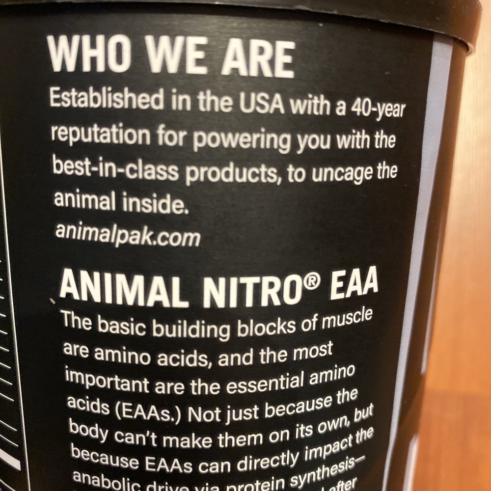 Universal Nutrition Animal Nitro - 44 pack - Anabolic EAA Stack Muscle Builder