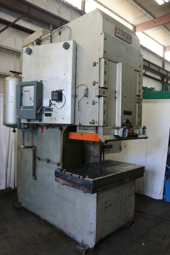150 TON PACIFIC MODEL 150PF-OBS C-FRAME HYDRAULIC PRESS: YODER #70360