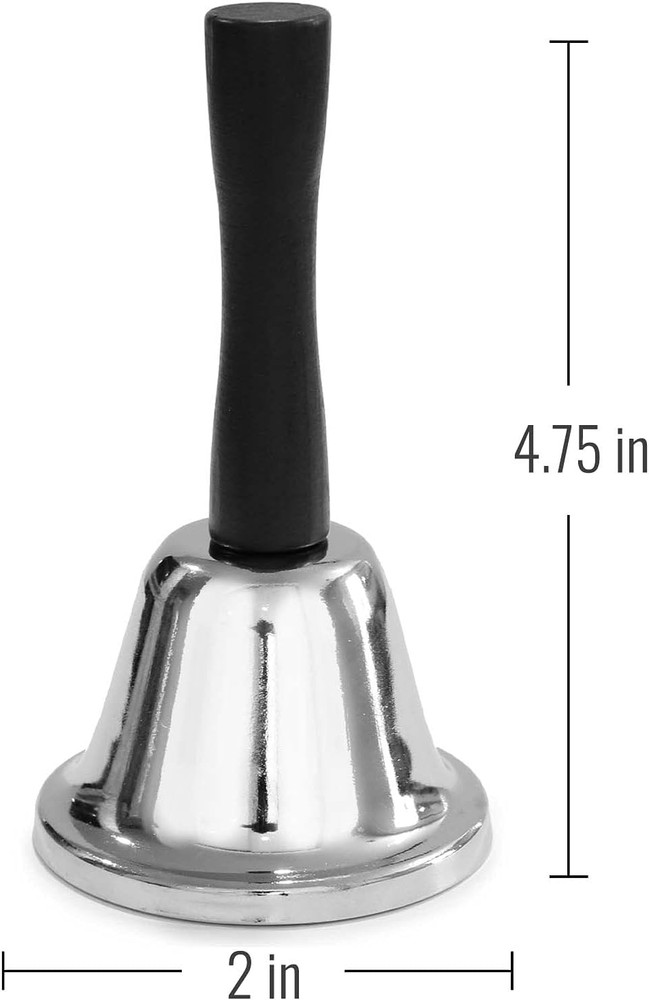 Duro-Med Call Bell, Silver and Black