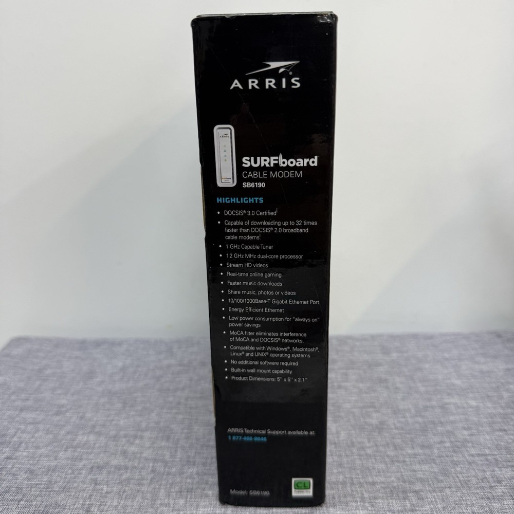ARRIS SURFboard SB6190 DOCSIS 3.0 Cable Modem