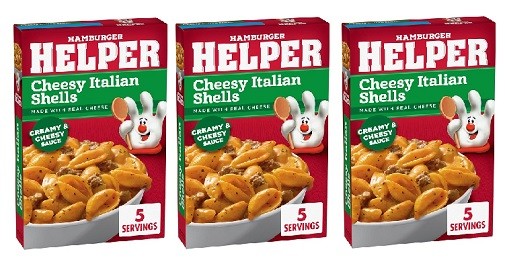 Hamburger Helper Cheesy Italian Shells 3 Pack