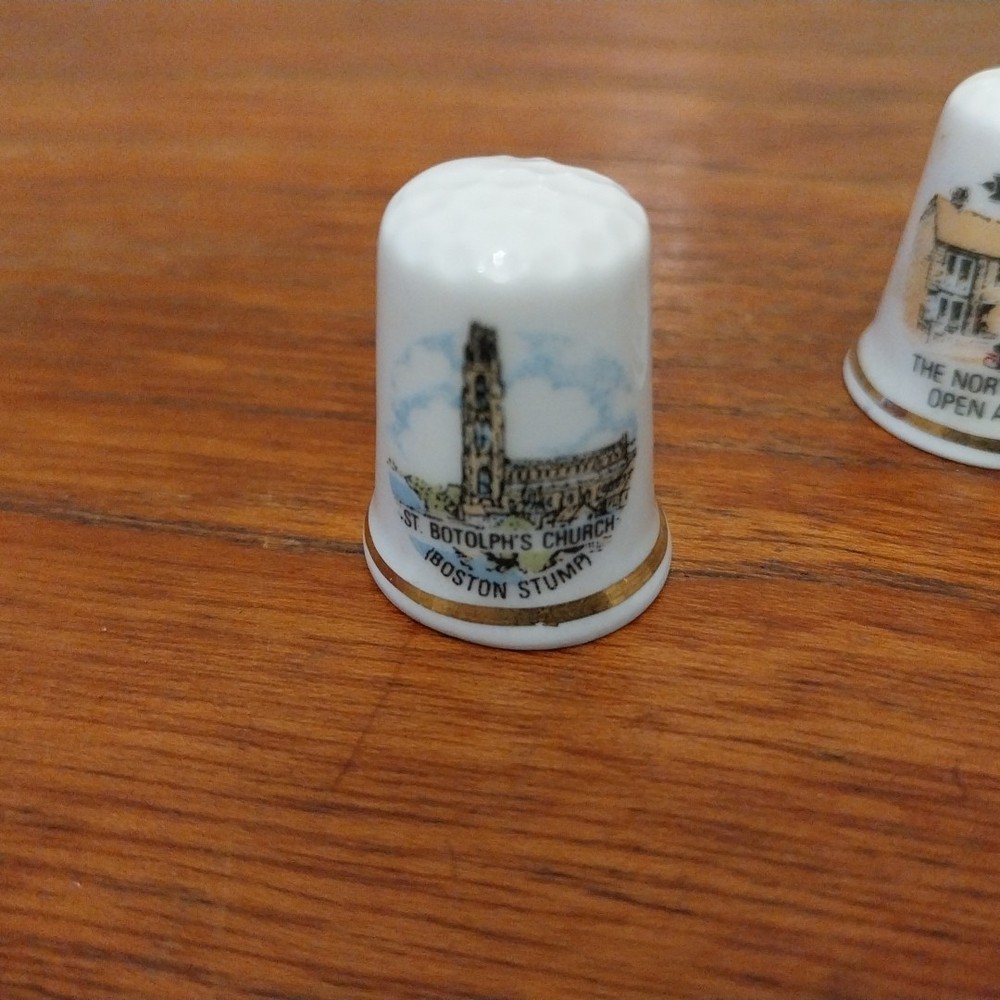 10x Assorted Advert Places Thimbles Collectible Sewing Decorative Bundle