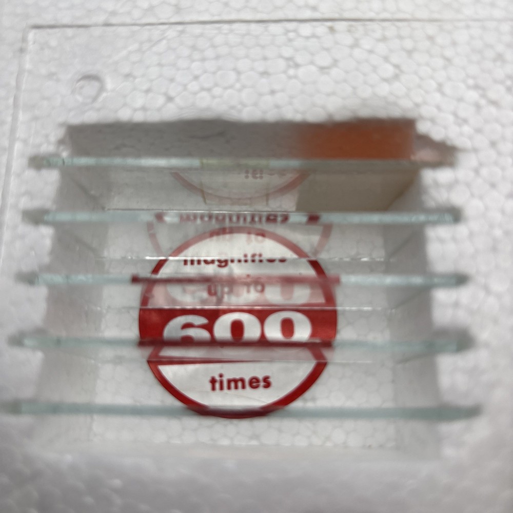 Vintage Creative Science 600 X Microscope Lab with instructions