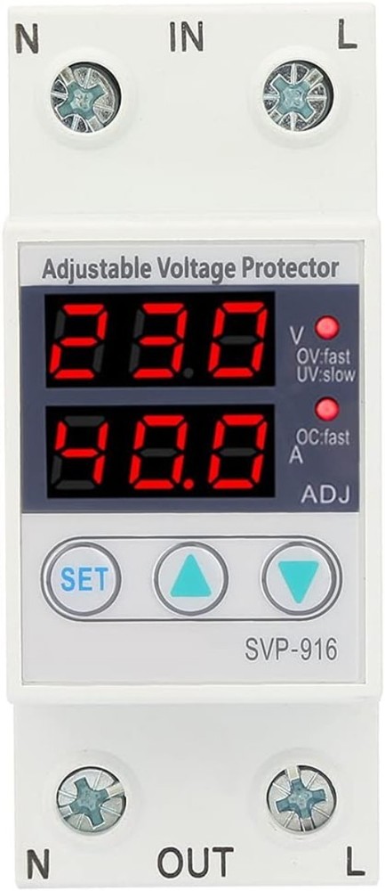 230V AC Current Protector 63A: Intelligent Voltage & Current Safety Device