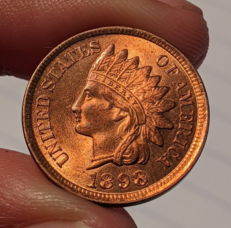1898 Indian Head Cent Penny