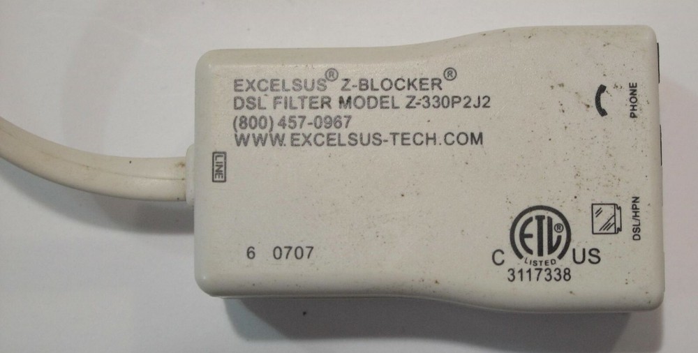 Excelsus Z-Blocker DSL Filter Z-330P2J2