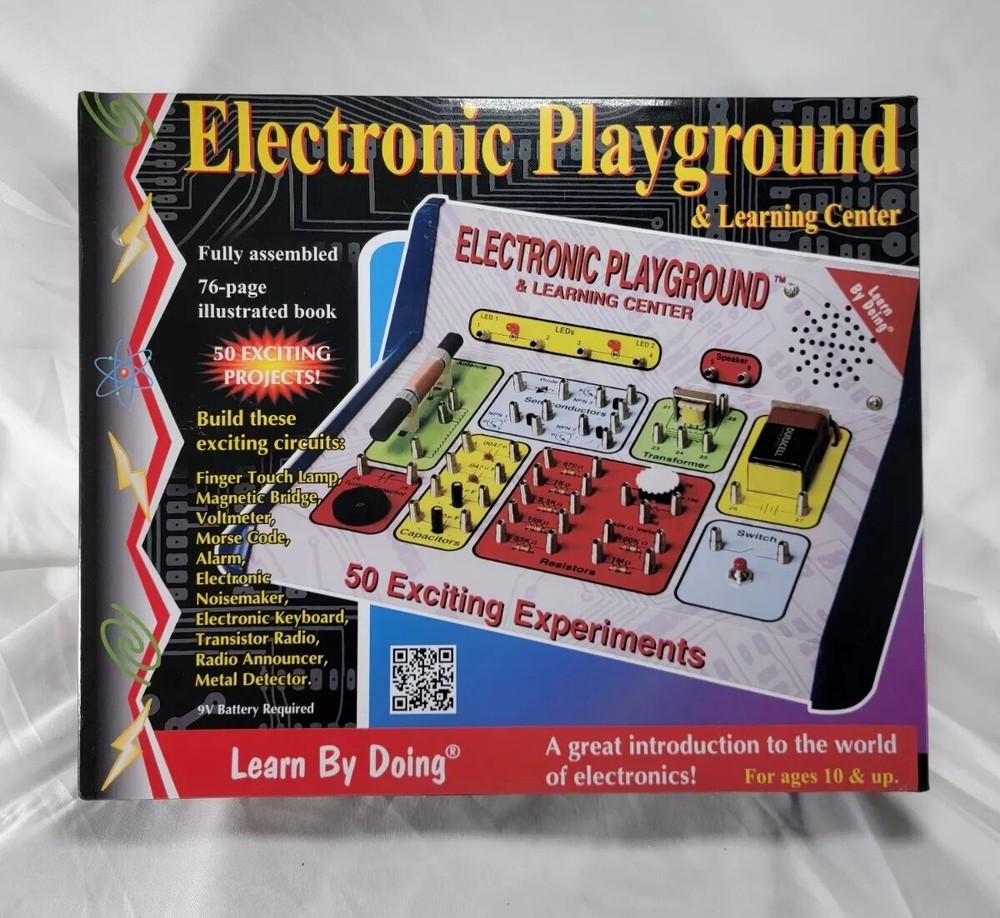 Elenco Electronic Playground & Learning Center 50 Experiments Complete Tested