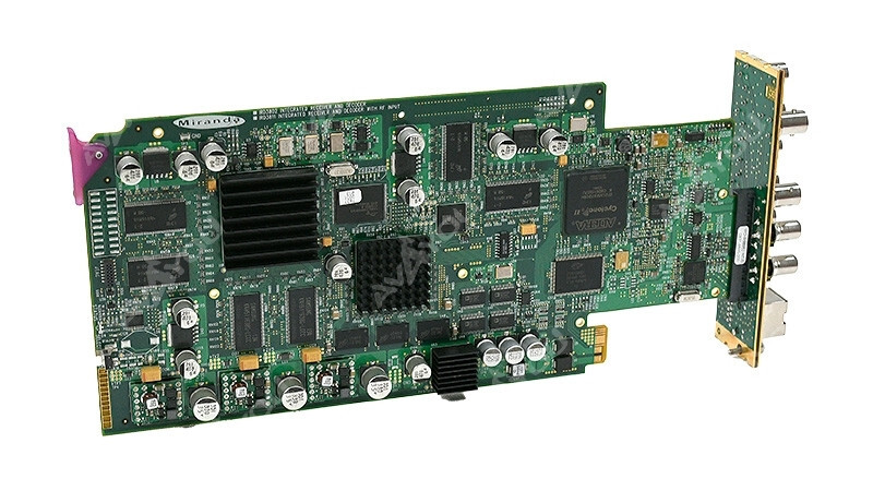 Miranda IRD-3802 MPEG Decoder w/ ASI and GigE IP Inputs OPT: UDC +3DRP