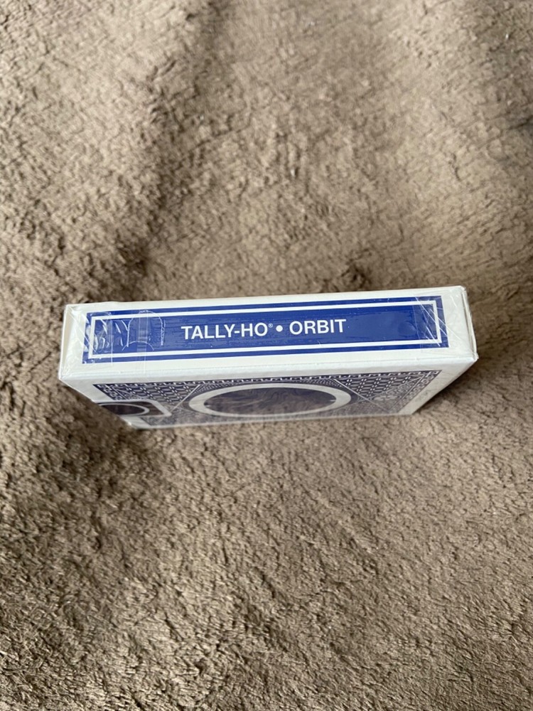 Tally Ho X Orbit (Blue) Playing Cards