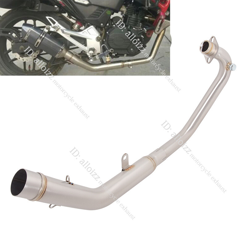 For LIFAN KPT200 KPM200 2019-23 Motorcycle Exhaust System Header Front Link Pipe