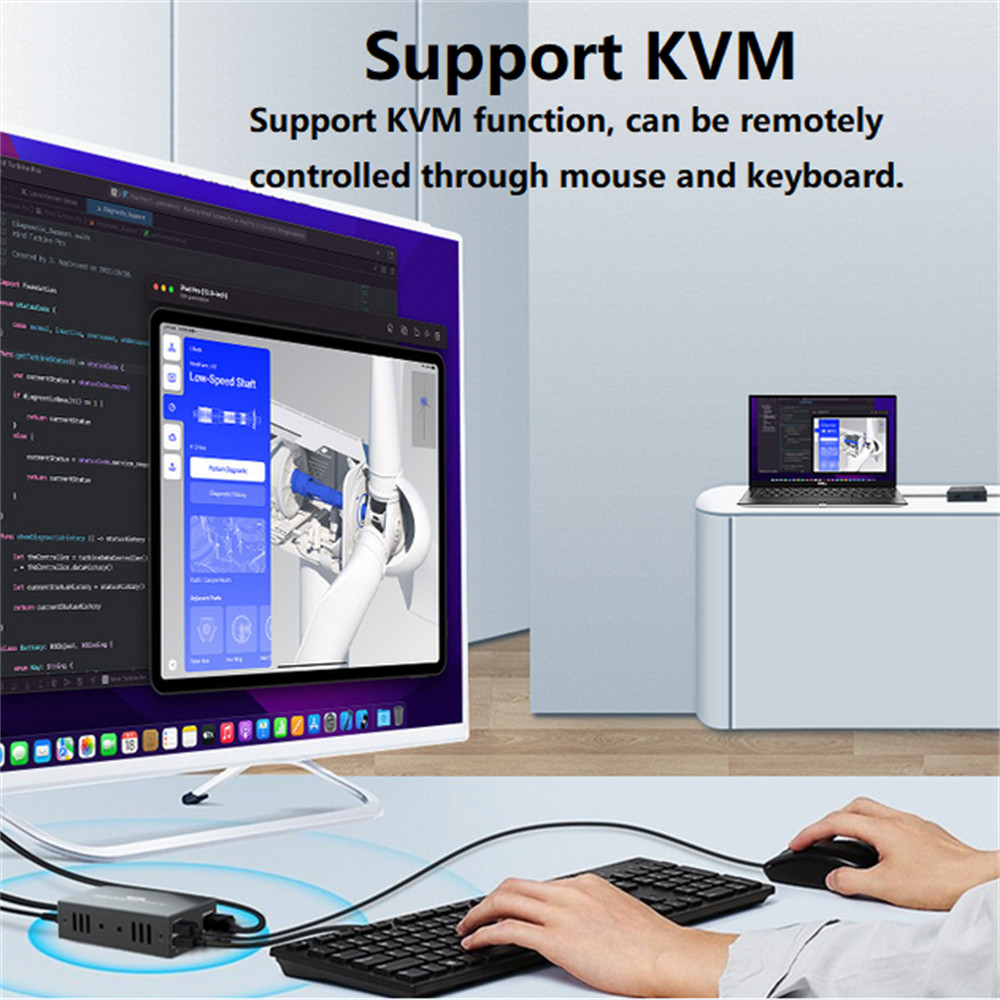 150M USB HDMI KVM Extender Adapter over IP Cat5e/6 Cable Support one TX Multi RX