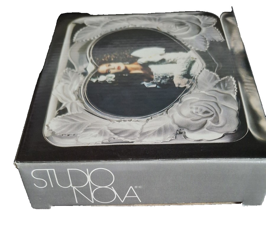 Studio Nova Winter Rose Crystal Picture Frame NIB