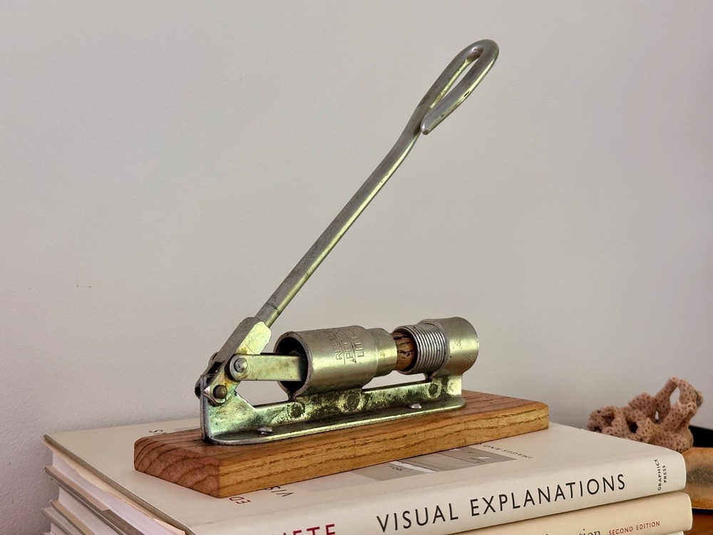 Reed's Rocket Nut Cracker With Original Box 1960, Functioning, MCM Kitchen Tool