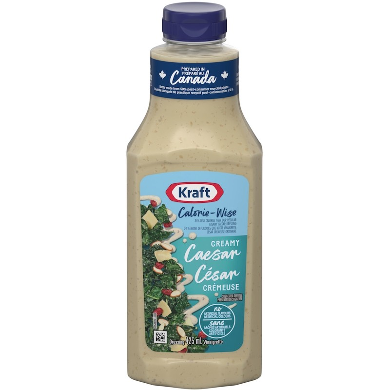 2-Pack Kraft Calorie-Wise Creamy Caesar Salad Dressing