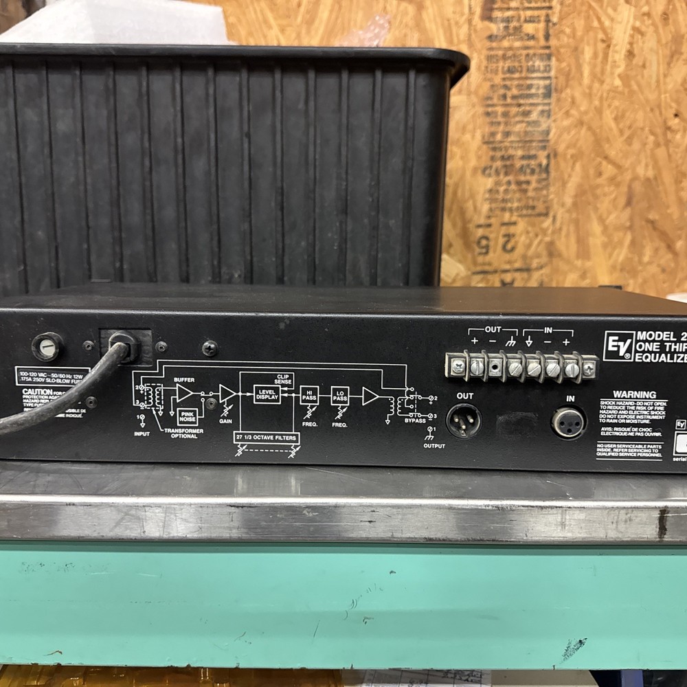 Electro-Voice (EV) 2710 Band Graphic EQ Equalizer da22