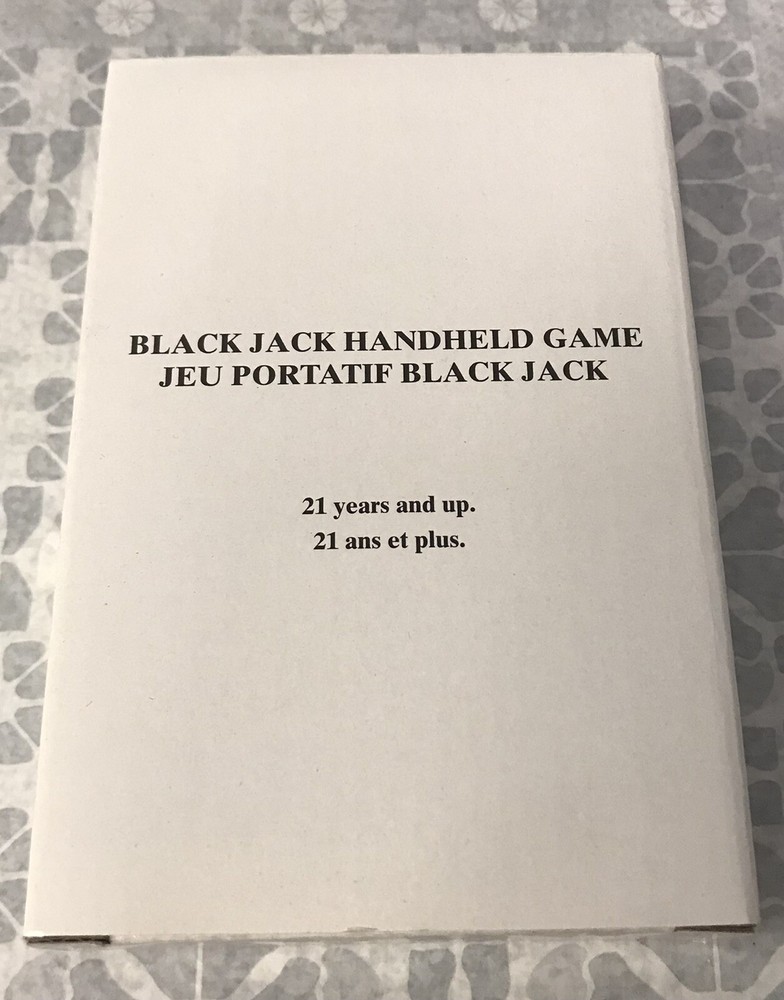 Excalibur Electronics Electronic Black Jack Handheld Game Tested Working 473