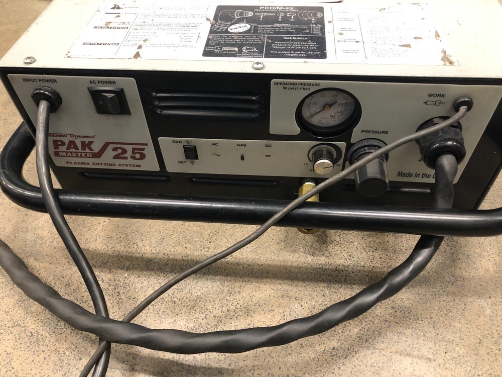 Thermal Dynamics Pakmaster 25 Plasama cutting System / 120 VAC 20 A, with manual