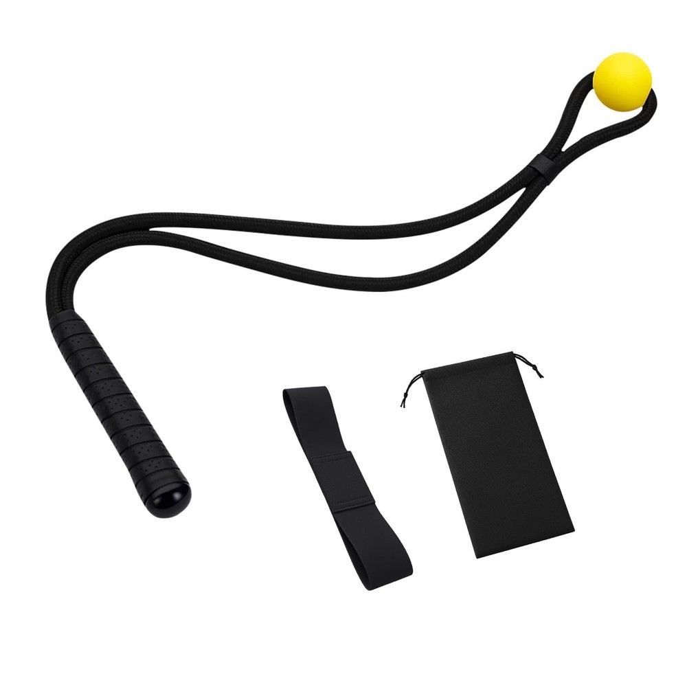 Rope Golf Swing Trainer Black