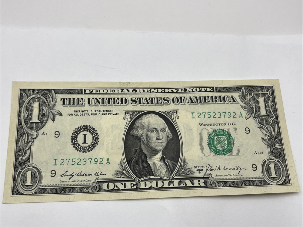 1969-B $1 Bill Printing Error