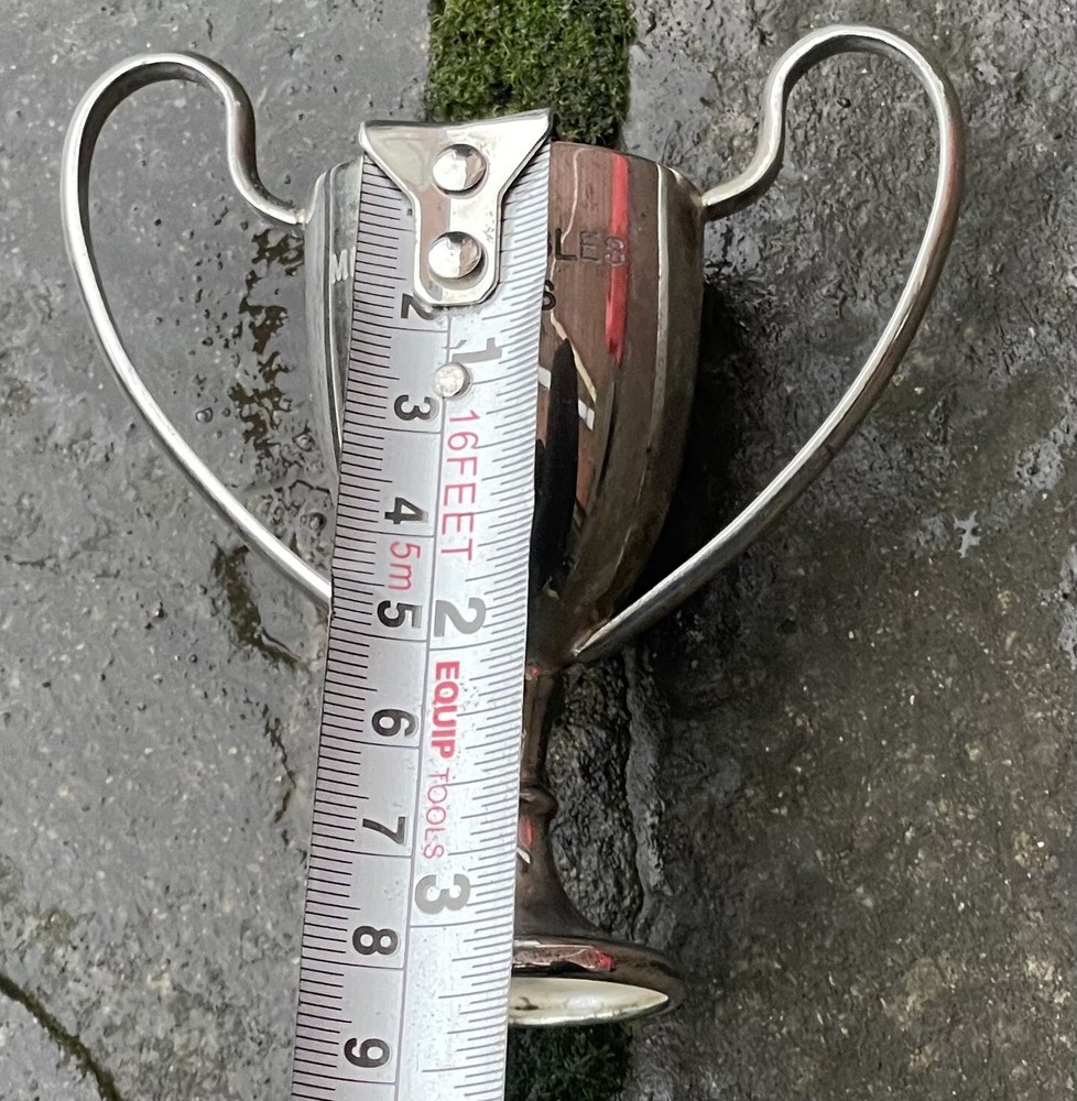 Antique Silver Plated Award Trophy
