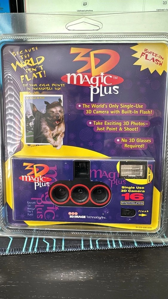 3D Magic Plus Sealed Camera Because World Isnt Flat Imaging Systems New In Pack