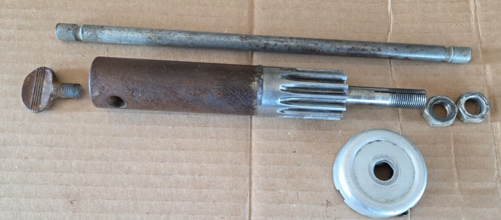 Delta Rockwell DP220 Drill Press Quill Feed Handle Pinion Return Spring Assembly