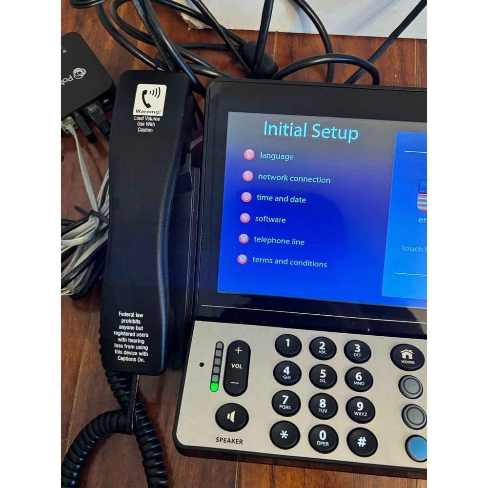 Hamilton CapTel 2400i Captioned Telephone Large Touch-Screen Captioned Wi Fi