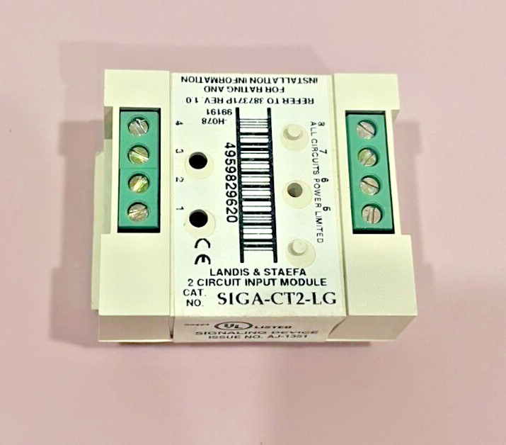 EDWARDS EST SIGA-CT2-LG 2-CIRCUIT INPUT MODULE