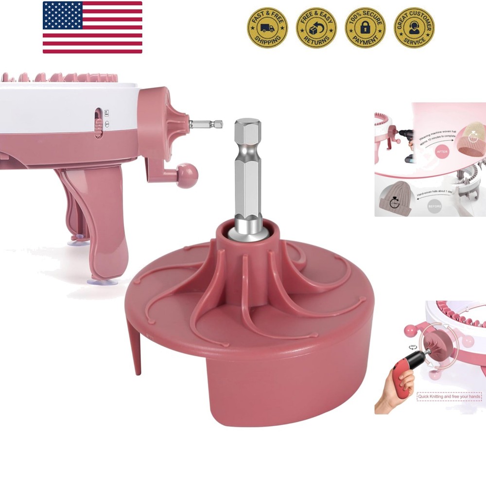 Knitting Machine Adapter, Quick Knit Replaceable Crochet Machine Adapter with...