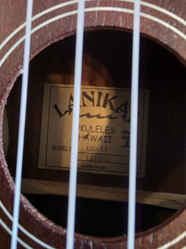Lanikai LU-11 Ukulele With Soft Case Bundle 20" Long