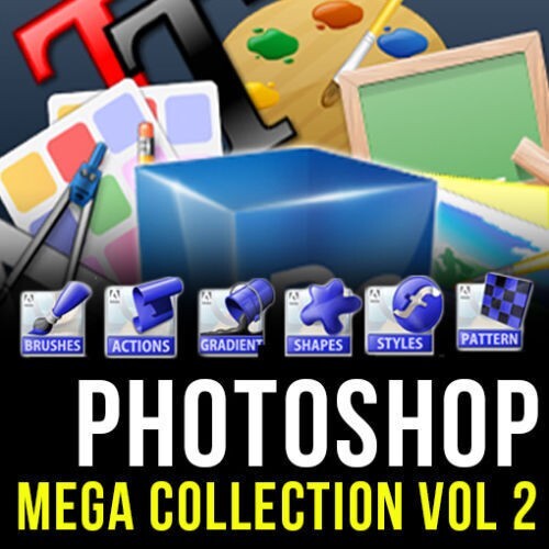 MEGA DESIGN PACK VOL2 FOR PHOTOSHOP