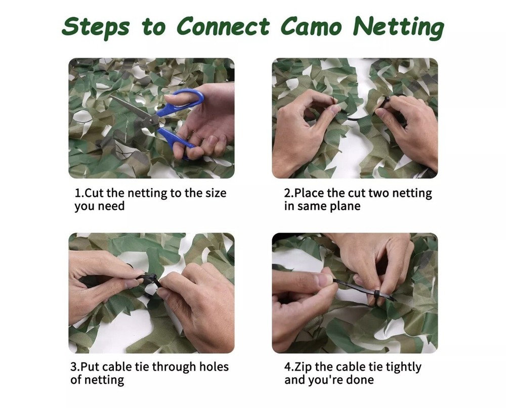 Sposuit Camo Net Camouflage Netting 10 x 10ft