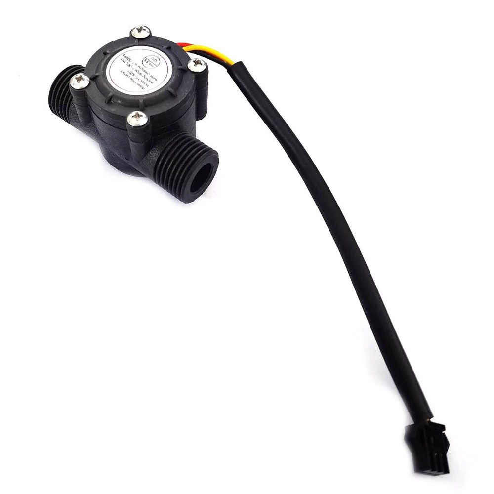 1/2" Water Flow Hall Sensor Control Switch Fluid Flow Meter Flowmeter Counter...