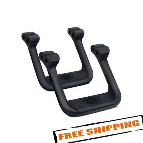 Carr 108221 Hoop II Black Aluminum Steps