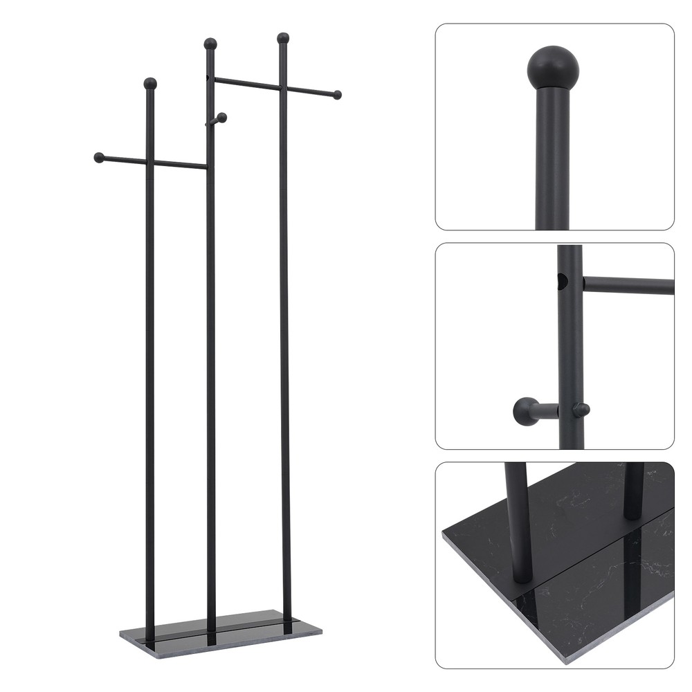 Clothes Rack with Bottom Base, Home Clothes Rack, Standing Clothes Rack