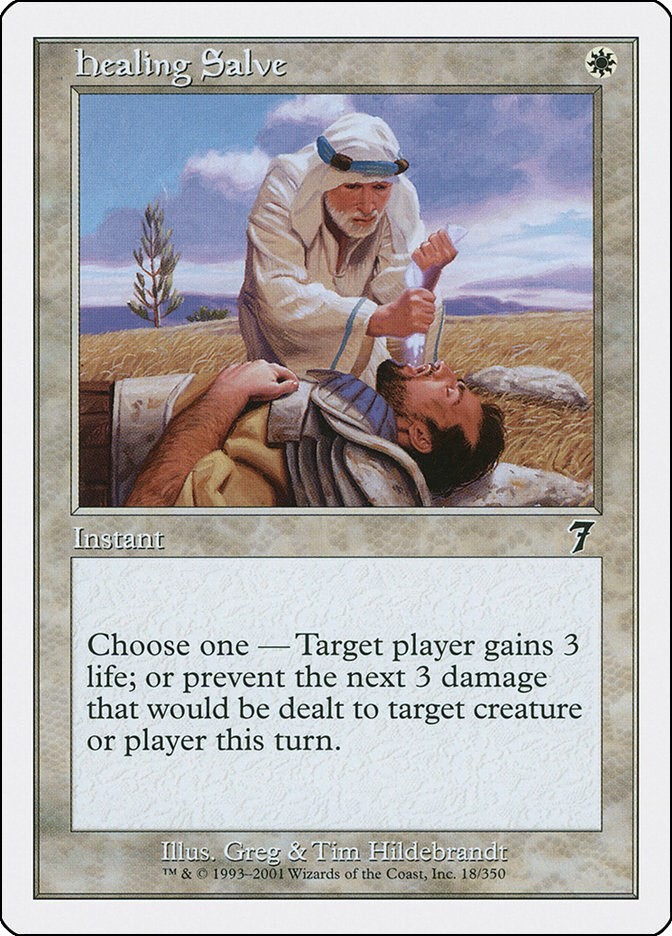 Healing Salve 7th Edition 18 MTG MP