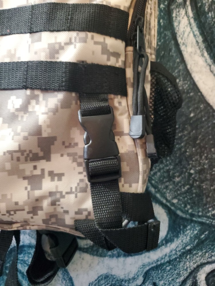 GARRETT METAL DETECTORS CAMO BACKPACK EXCELLENT CONDITION