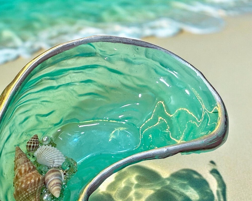 Medium Seashell Trinket Tray Mold For Resin