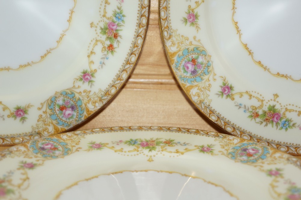 Noritake Coypel (7) Salad Plates, 7 5/8"